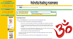 Desktop Screenshot of hindubabynames.org