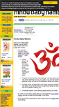 Mobile Screenshot of hindubabynames.org